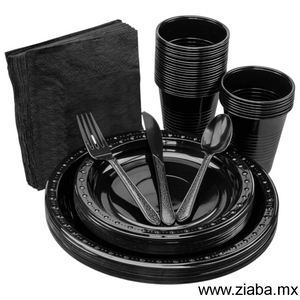 Set de fiesta negro - Karat