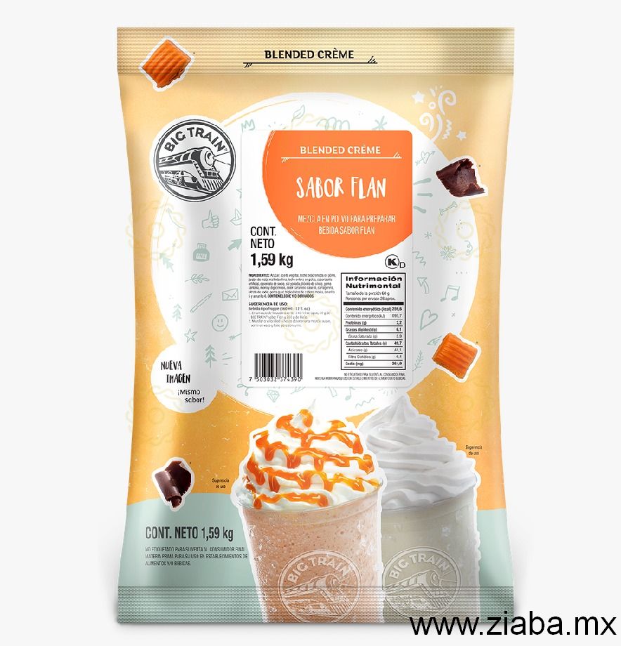 Flan Blended Créme - Big Train
