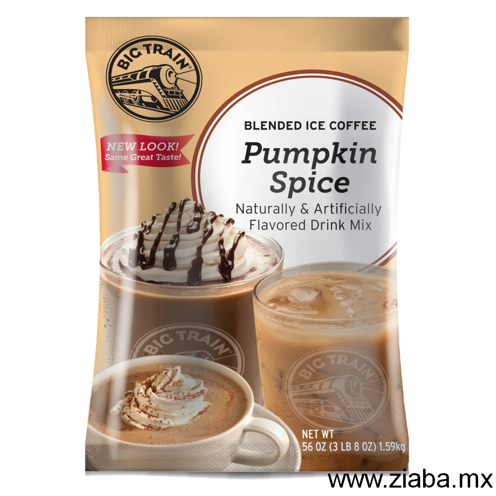 Pumpkin Spice (Calabaza) Latte Blended Ice Coffee - Big Train
