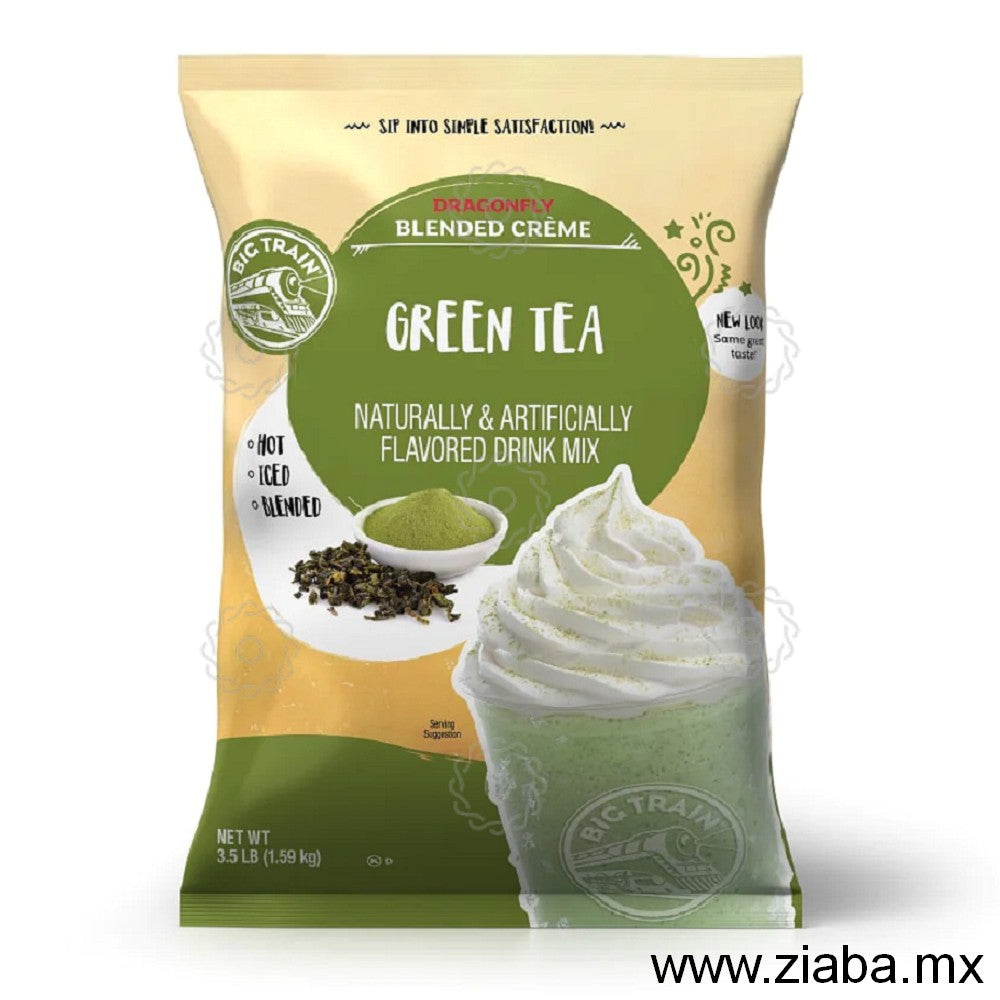 Té Verde (Green Tea) Dragonfly Blended Crème Frappé - Big Train