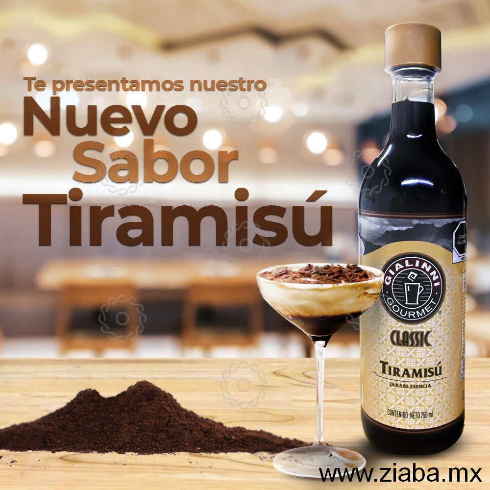 Tiramisú - Jarabe Esencia Gialinni