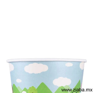 Contenedor de Papel para Alimentos o Helado, Safari - 4, 8, 12 y 16 oz - Karat