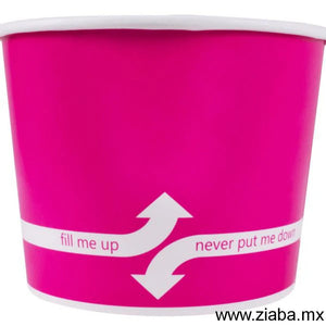 Contenedor de Papel para Alimentos o Helado, Colores-  8, 12 y 16 oz - Karat