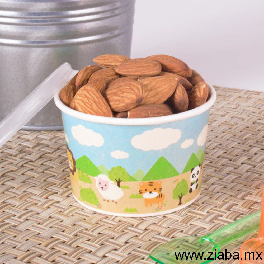 Contenedor de Papel para Alimentos o Helado, Safari - 4, 8, 12 y 16 oz - Karat