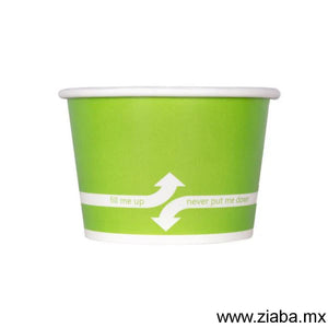 Contenedor de Papel para Alimentos o Helado, Colores-  8, 12 y 16 oz - Karat