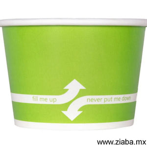 Contenedor de Papel para Alimentos o Helado, Colores-  8, 12 y 16 oz - Karat
