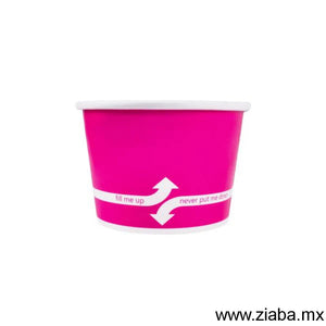 Contenedor de Papel para Alimentos o Helado, Colores-  8, 12 y 16 oz - Karat