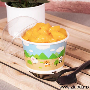 Contenedor de Papel para Alimentos o Helado, Safari - 4, 8, 12 y 16 oz - Karat