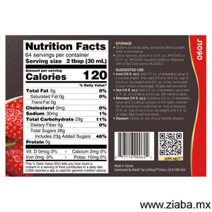 Fresa - Jarabe Concentrado Tea Zone