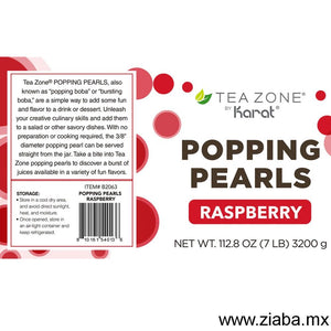 Frambuesa (Raspberry) - Perlas Explosivas Tea Zone