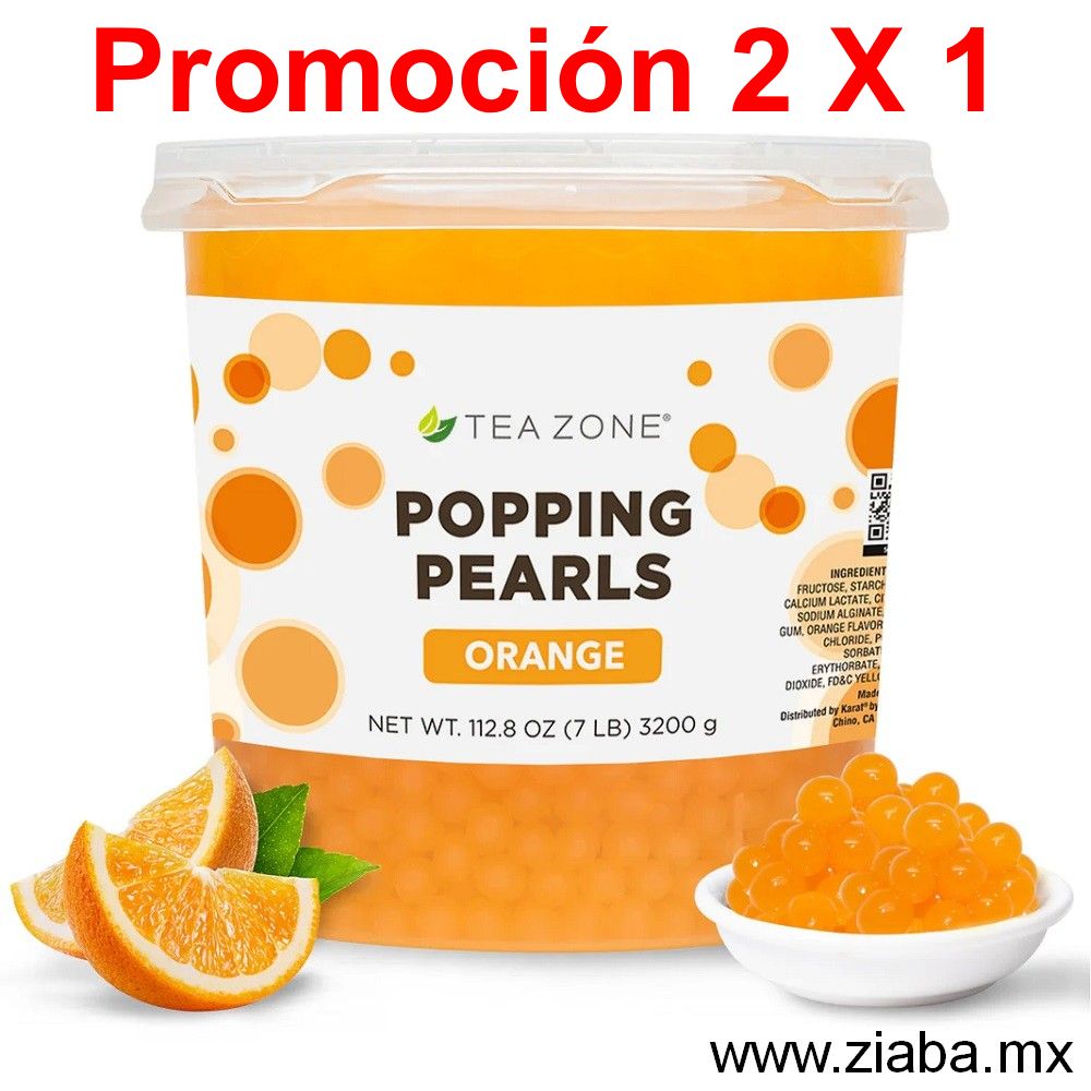 Naranja - Perlas Explosivas Tea Zone