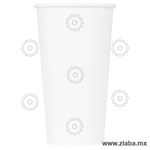 Vaso de Papel para Bebidas Calientes, 20oz, Blanco - Karat