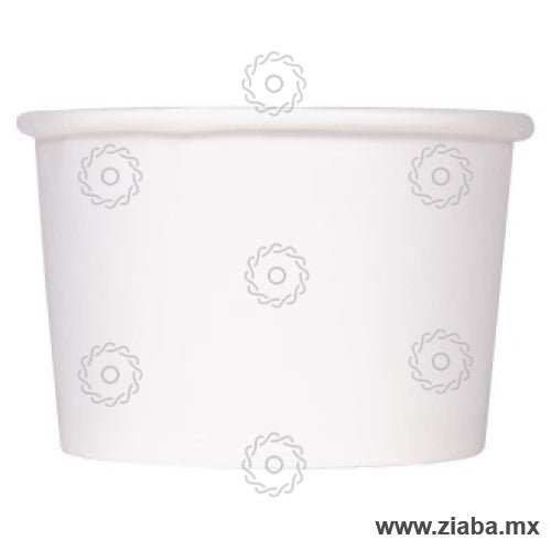 Contenedor de Papel para Alimentos o Helado, Blanco, varios tamaños - Karat