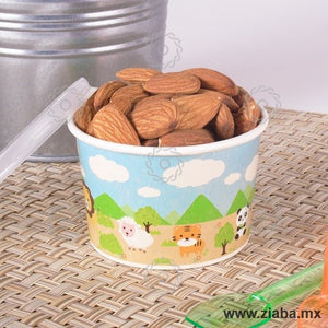 Contenedor de Papel para Alimentos o Helado, Safari, 4oz - Karat