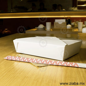 Contenedor Rectangular de Cartón para Alimentos, Blanco, 54oz - Karat