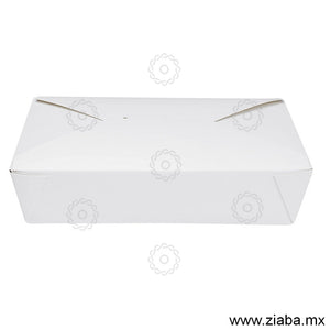 Contenedor Rectangular de Cartón para Alimentos, Blanco, 54oz - Karat