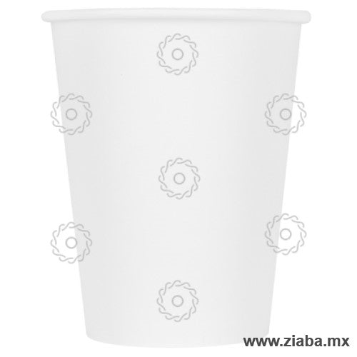 Vaso de Papel para Bebidas Calientes, 10oz, Blanco - Karat