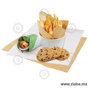  Paquete de 50 piezas de papel para envolver alimentos,  superficie lisa, papel antipenetración, herramientas para hornear E : Hogar  y Cocina