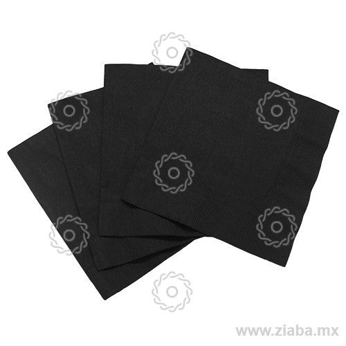 Servilletas negras 23x23cm - Karat