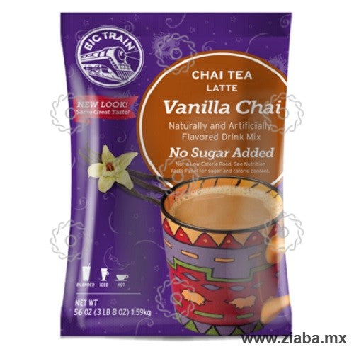 Té Chai Vainilla Latte sin Azúcar - Big Train