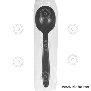 Cuchara de plástico de alta resistencia estuchada, Varios Colores - Karat