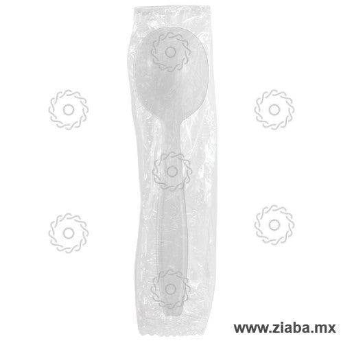 Cuchara de plástico de alta resistencia estuchada, Varios Colores - Karat