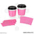 Cintilla rosa para vaso caliente - Karat