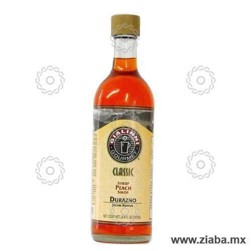 Durazno - Jarabe Esencia Gialinni - Ziaba Gourmet