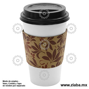 Cintilla Genérica Café para vaso caliente - Karat