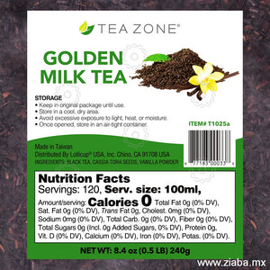 Té Negro Golden Milk - Tea Zone