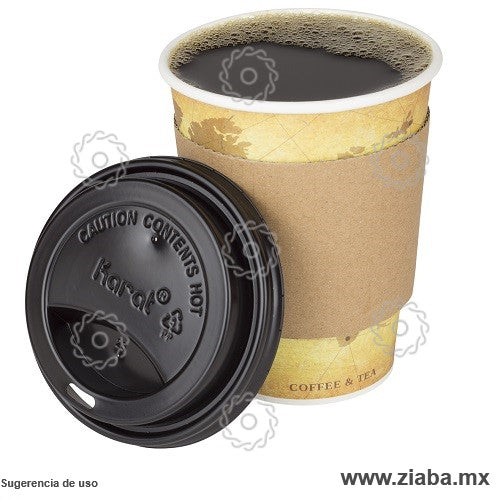 Vaso café de papel desechable para bebidas calientes 240 ml.